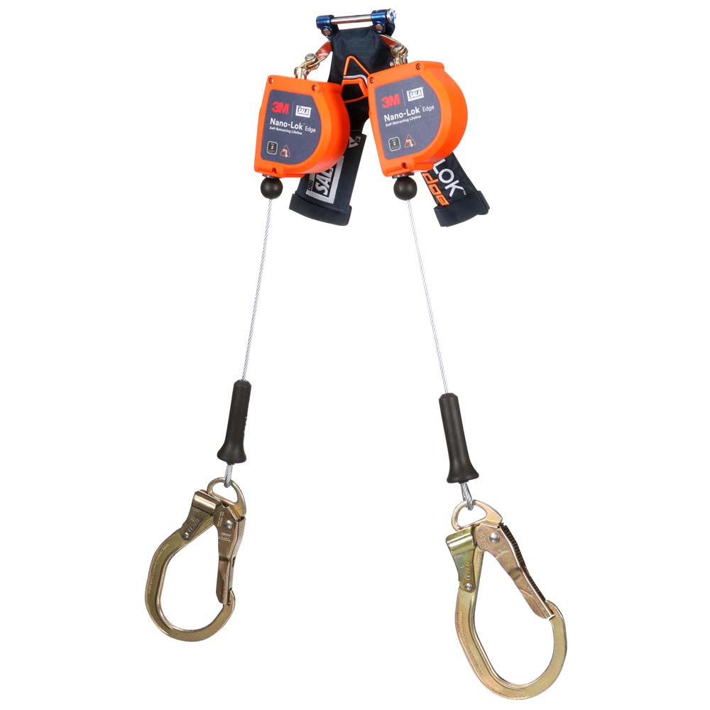 3M DBI-SALA Nano-Lok Edge Twin-Leg Personal 8-Foot Self-Retracting Lifeline from Columbia Safety